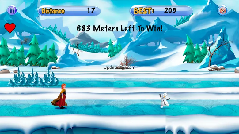 Princess Frozen Runner Game 3.0
