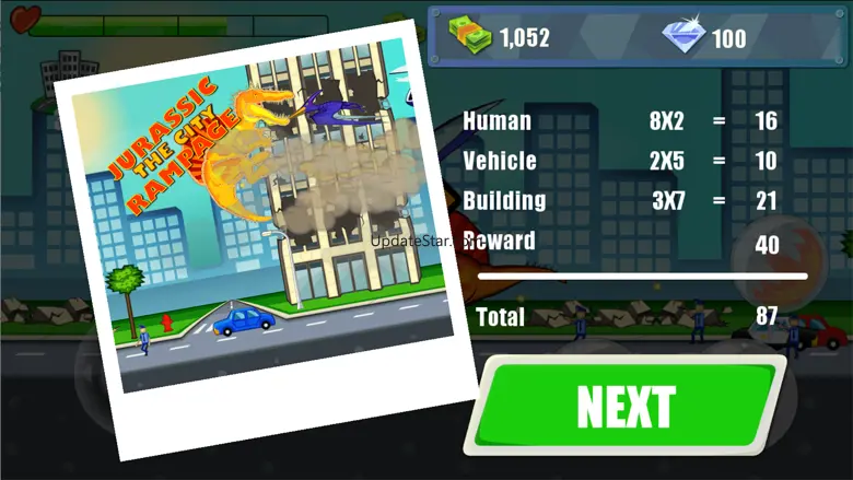 Jurassic Dinosaur City Rampage 2.19