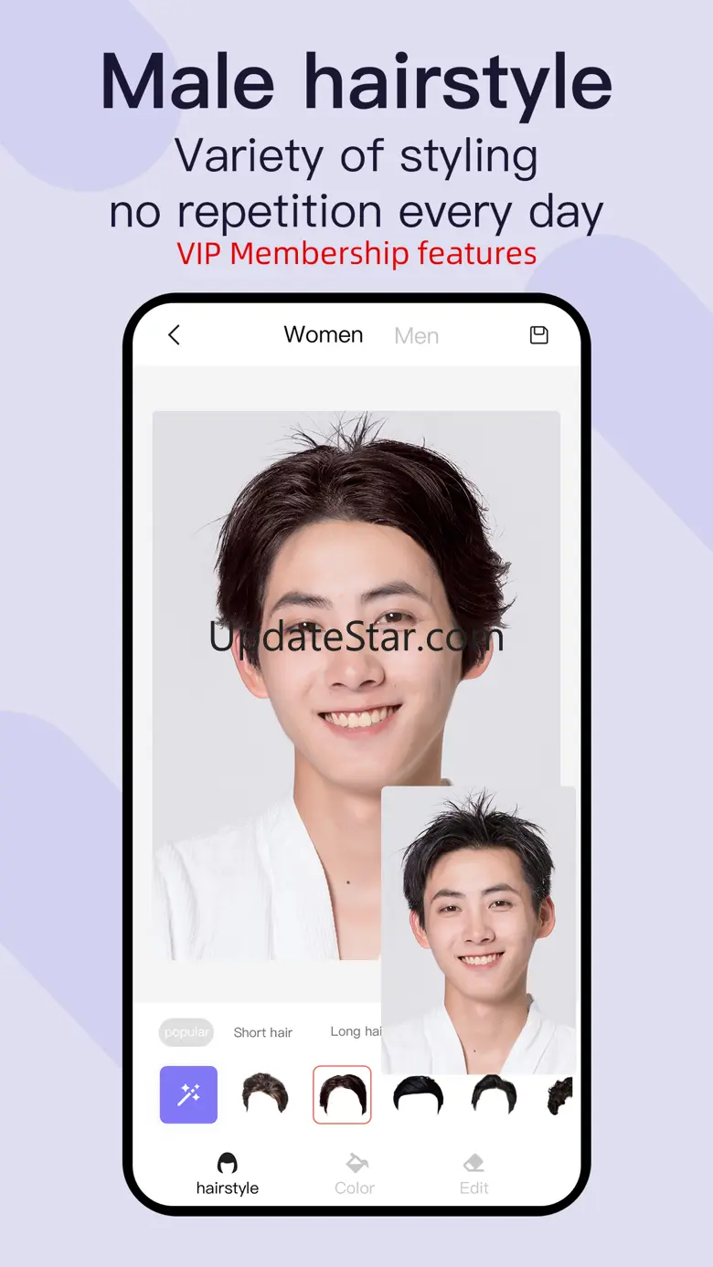 Hairstyle & Hair Color Changer 1.6