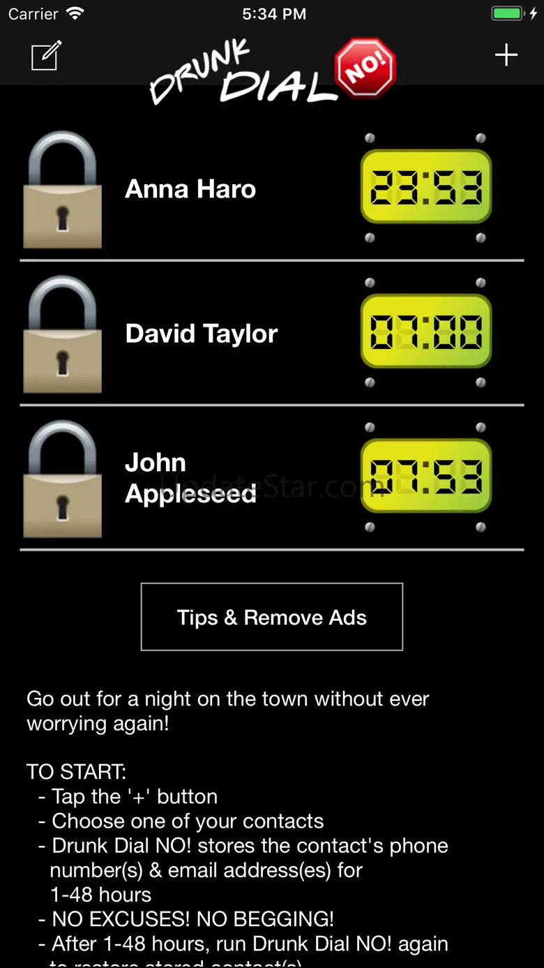 Drunk Dial NO! Block Mistakes! 4.4.0