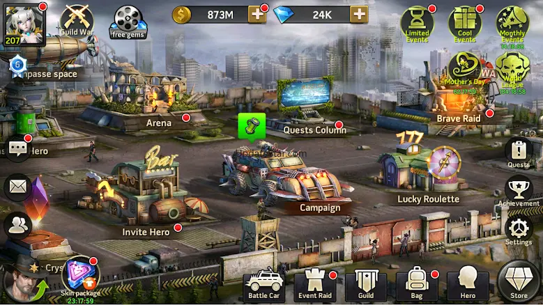 Zombie Strike：last war AFK RPG 1.11.74