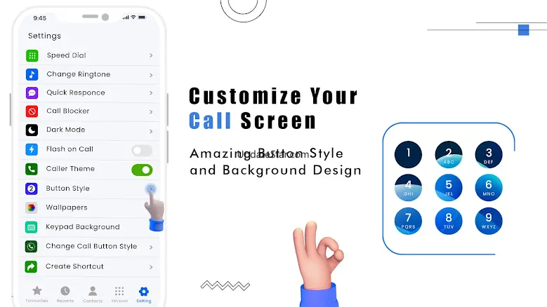 TrueCall Dialer: iCall Screen 2.4