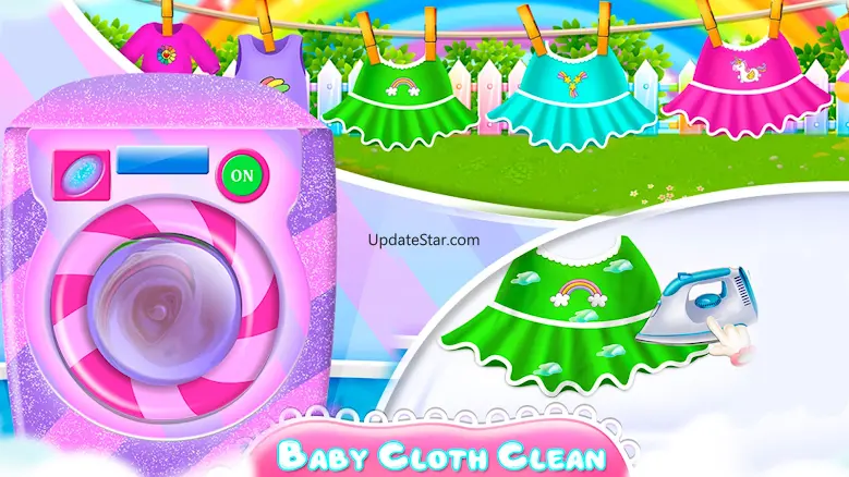 Newborn unicorn baby care game 16.0