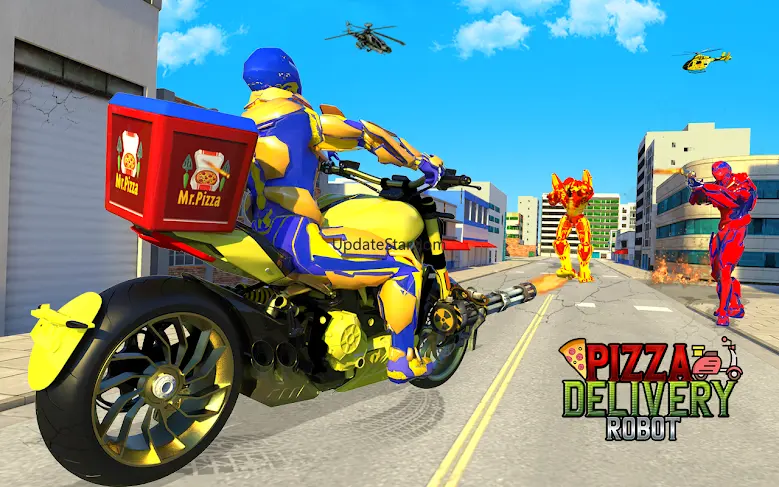 Superhero Bike Delivery Taxi 6
