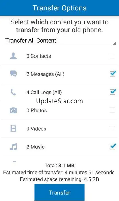 Mobile Content Transfer Wizard 2.0.88