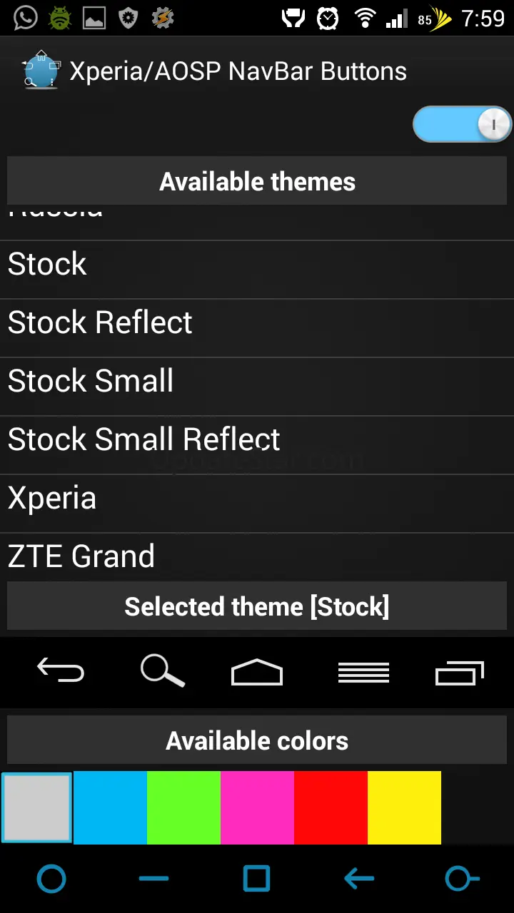 Xperia/AOSP NavBar Buttons 6.3 (build 03202346)