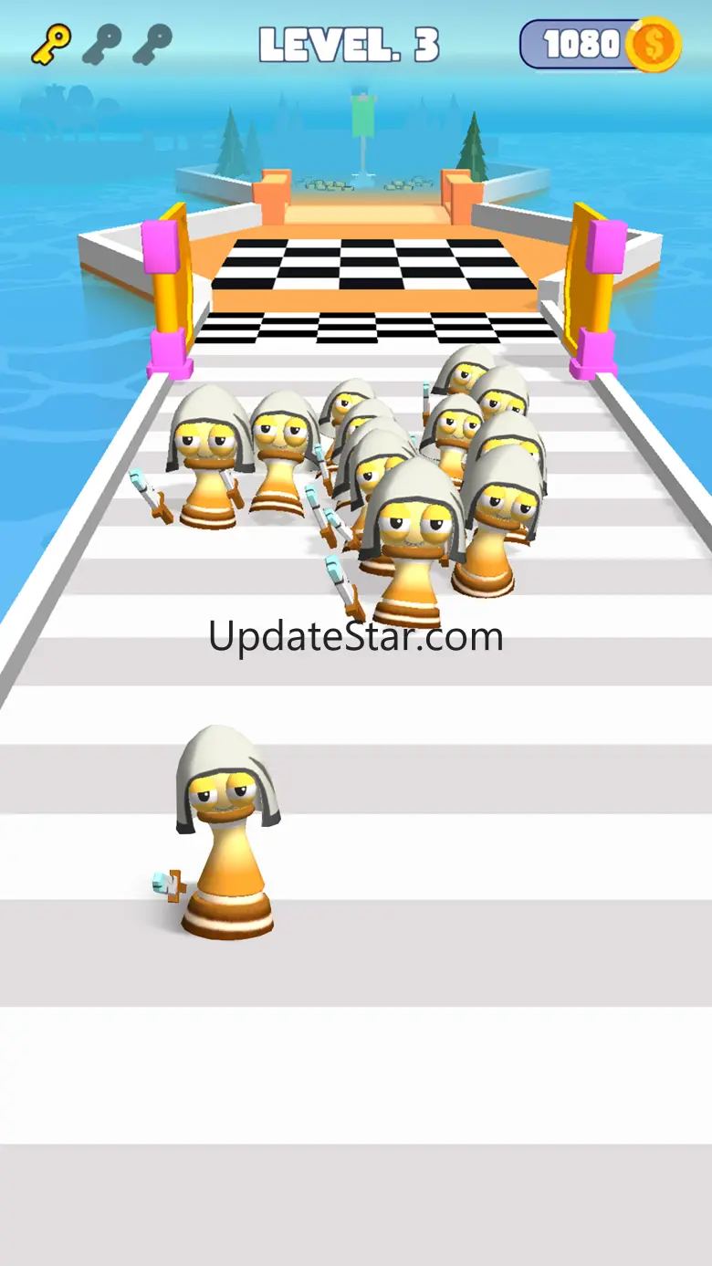 Chess Lore Run: Merge Queen 1.0