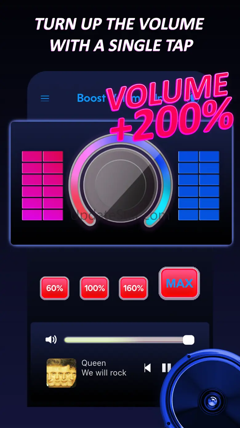 Boost volume up 1.1