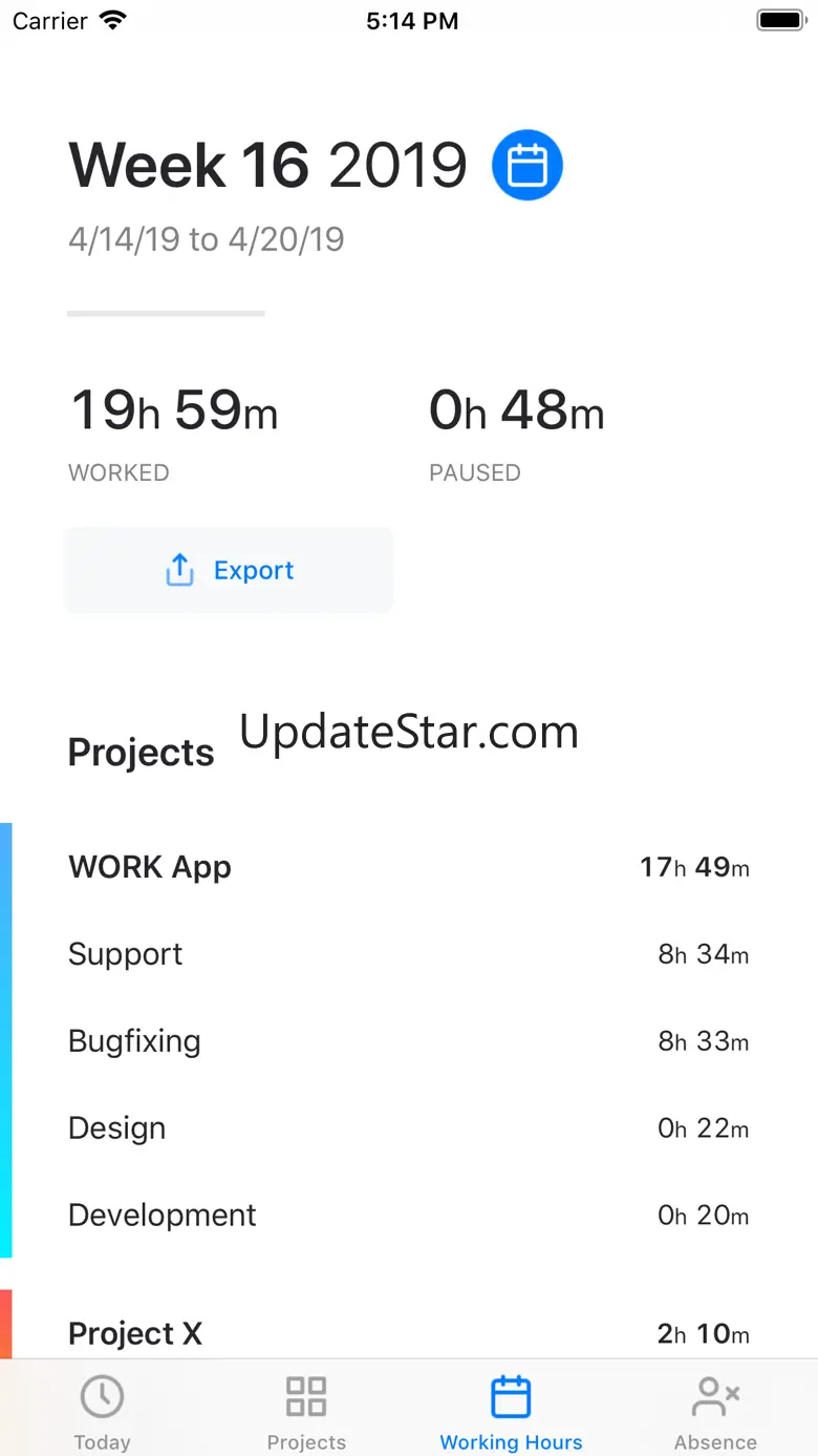 WORK • Time Sheet 2.3.1
