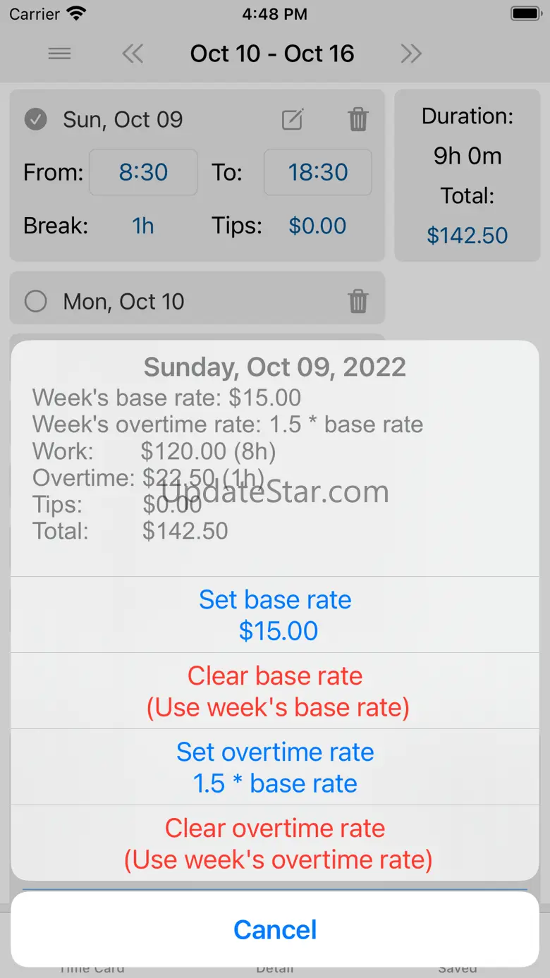 Wage Calculator-Time Card Calc 4.4