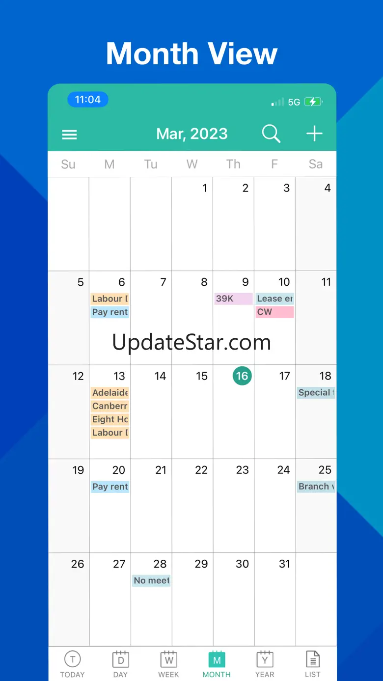 Aesthetic Calendar 8.5