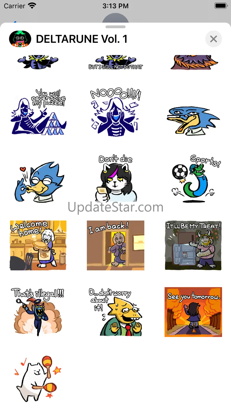 DELTARUNE Stickers Vol. 1 1.0