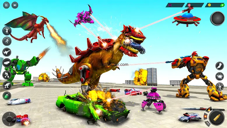 Dino Robot War Robot Transform 5.5