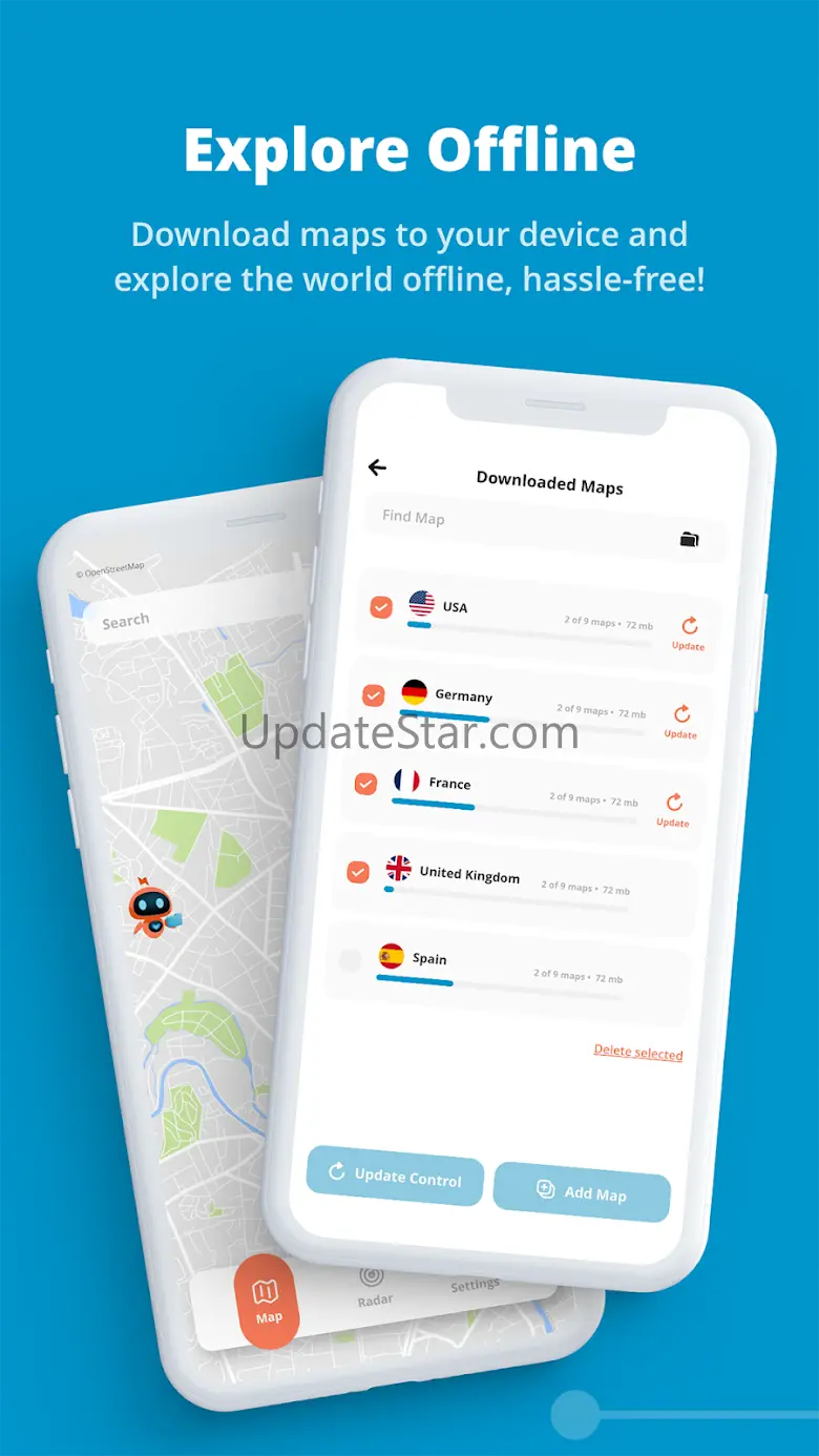 MapXplorer: GPS, Radar, HUD 1.2