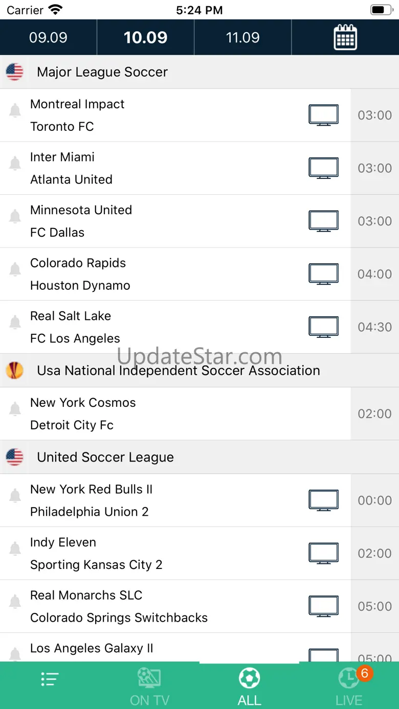 Soccer Live on TV 10.2.9.3