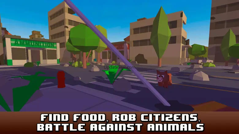 Pixel City Survival Simulator 3D 1.0