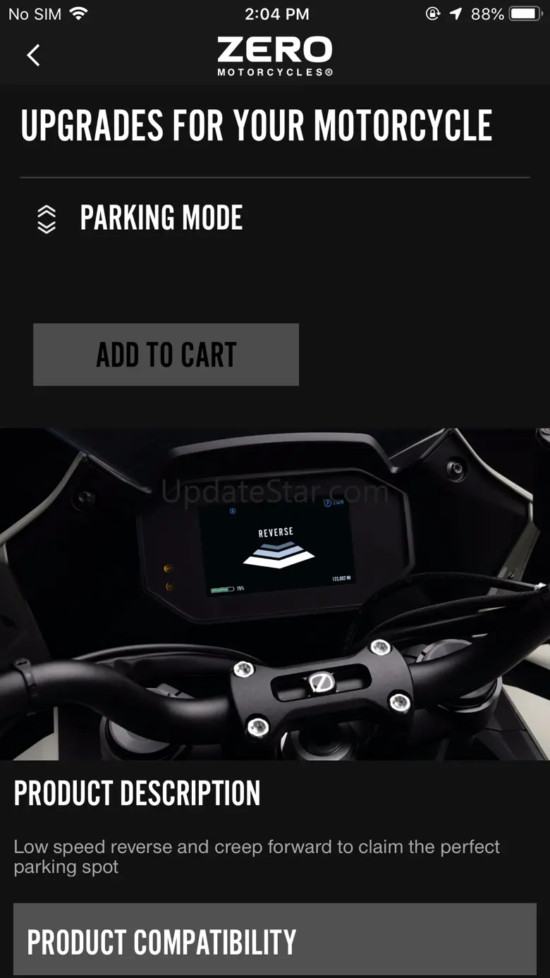 Zero Motorcycles NextGen 2.11.0