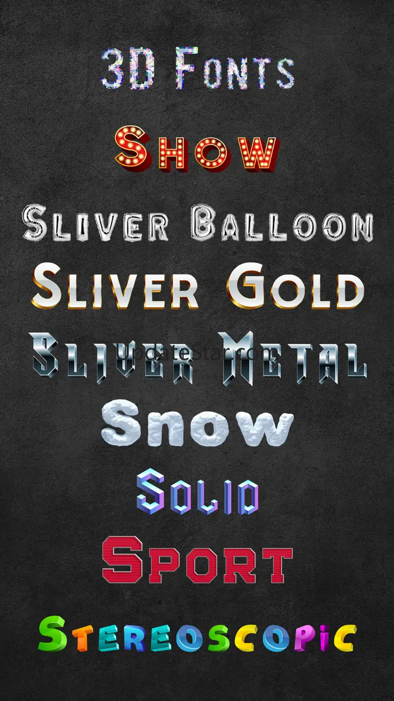 Fonts & Text on Photo - Fonts8 1.4