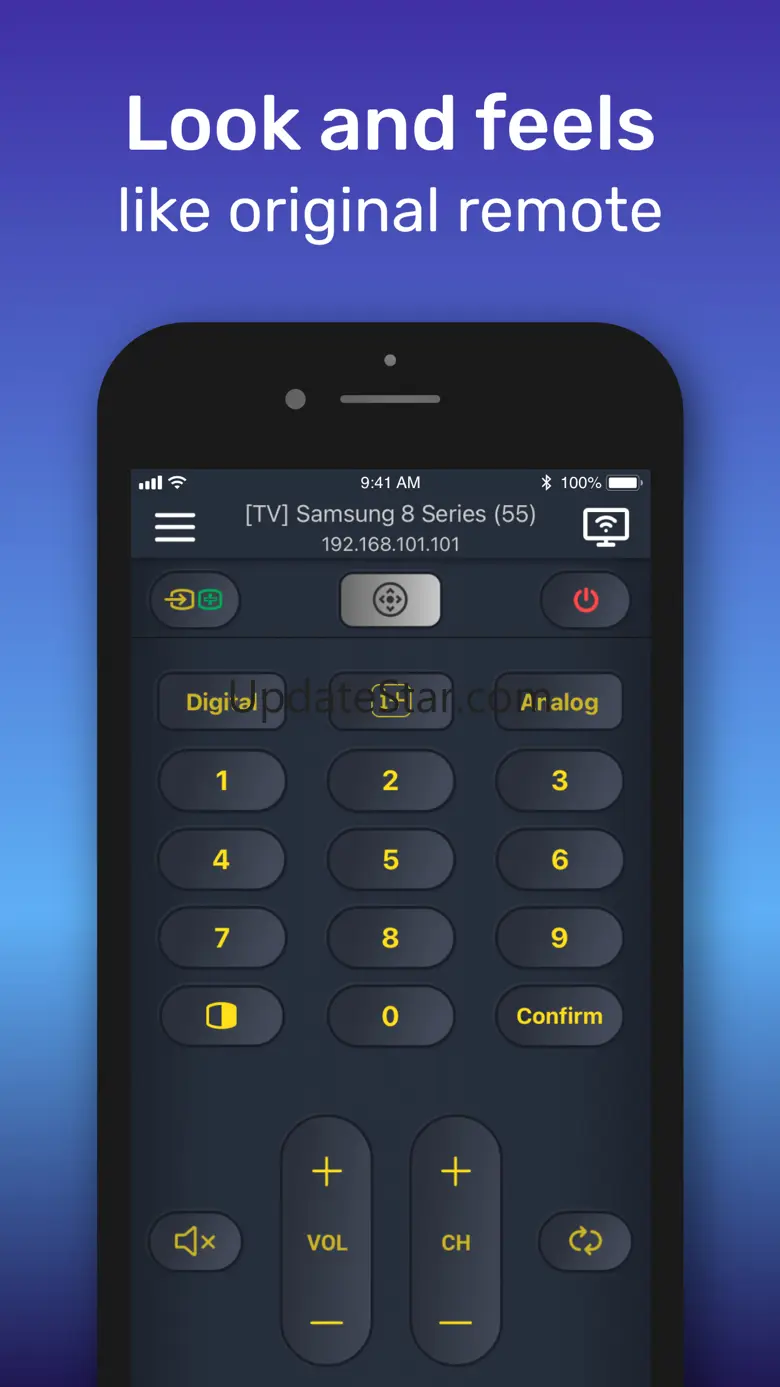 Smart TV Remote for Samsung TV 2.2.22