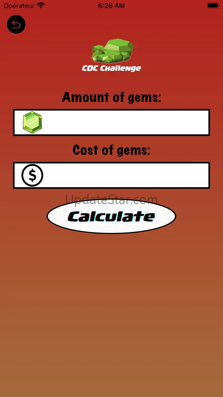 Gems Count For Clash Of Clans 1.1