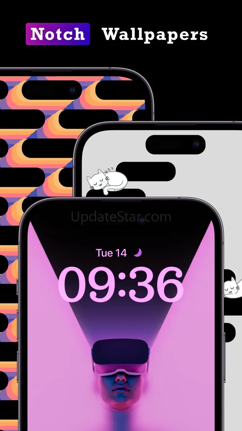 Hoa!-Notch & Pattern Wallpaper 1.0.12