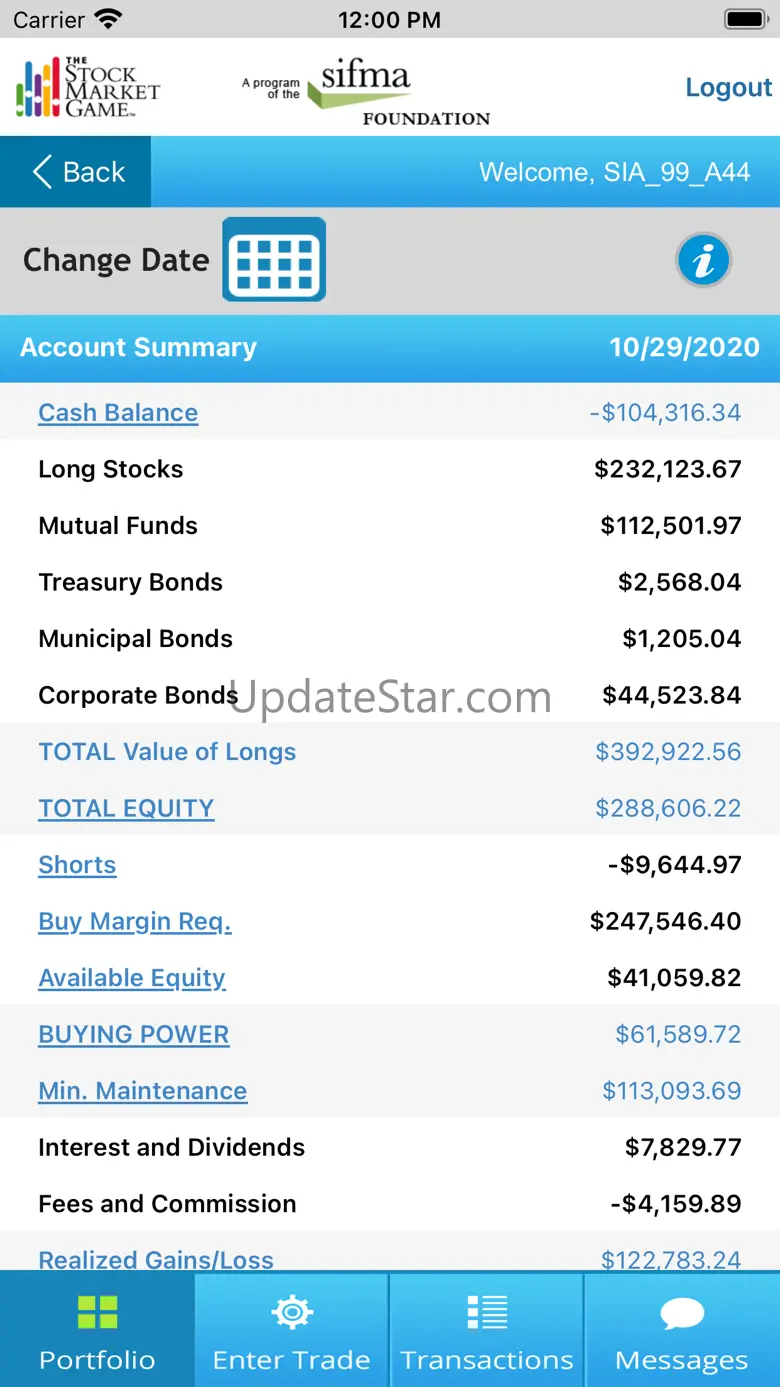 Stock Market Game 2.6