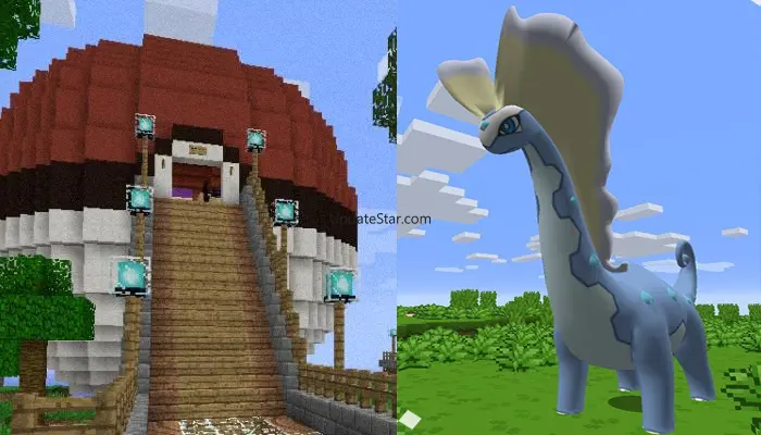 Mod for MCPE with pixelmon 13.11