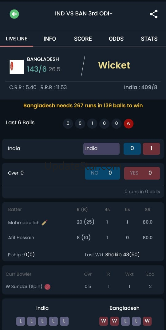 Cricket Dabba Fast Live Line 1.8
