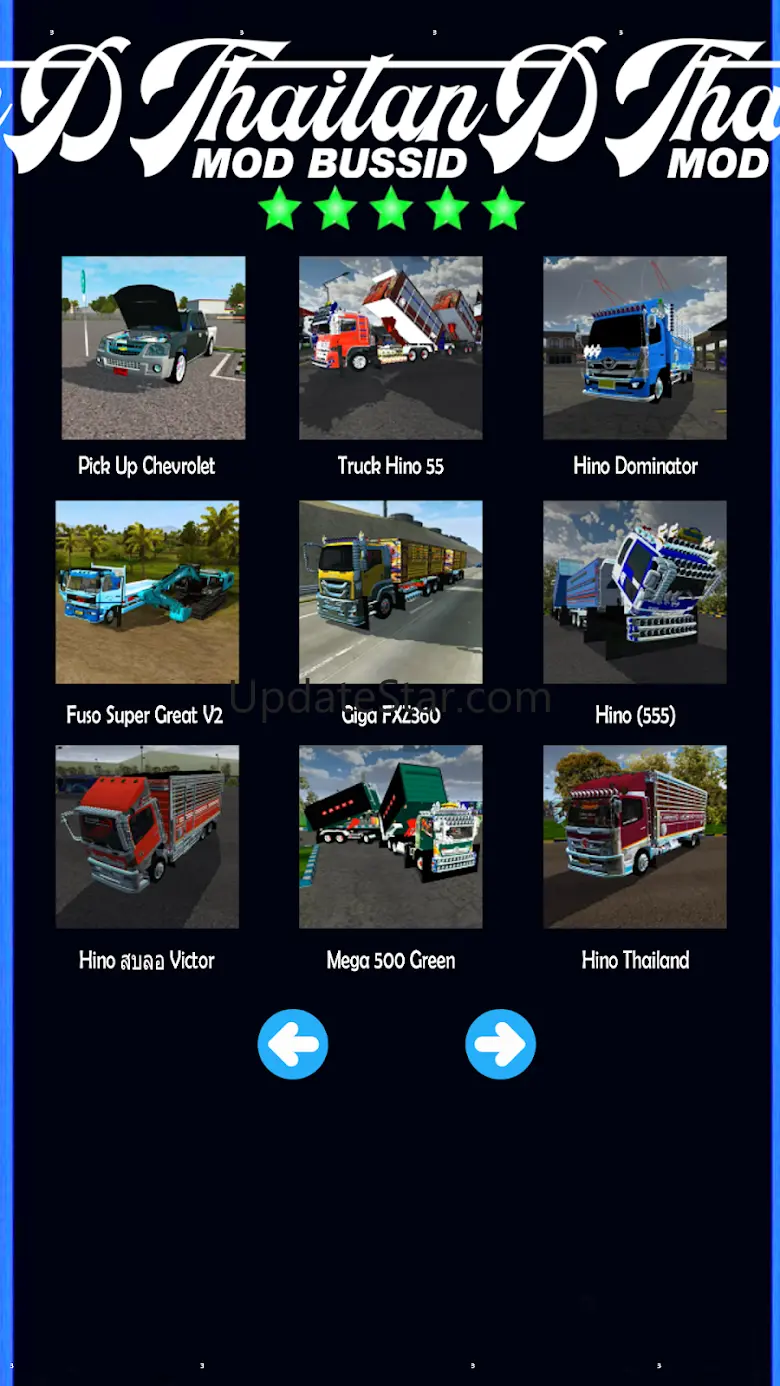 Mod Bussid Thailand 1.0.4