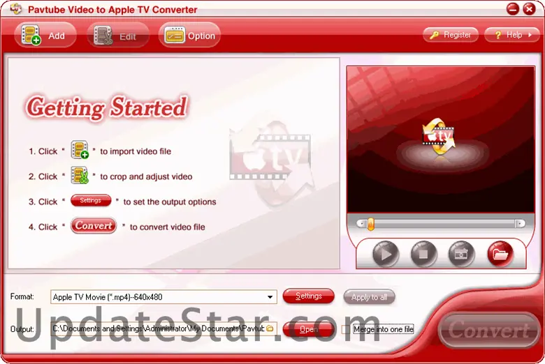 Pavtube Video to Apple TV Converter 3.7.3.1865