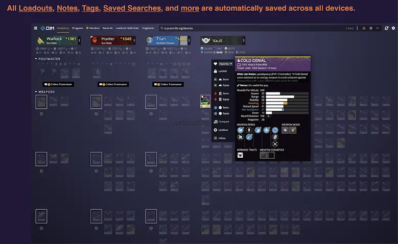 Destiny Item Manager