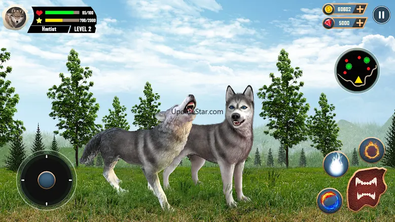 Wild Wolf Simulator Games 3d 1.10