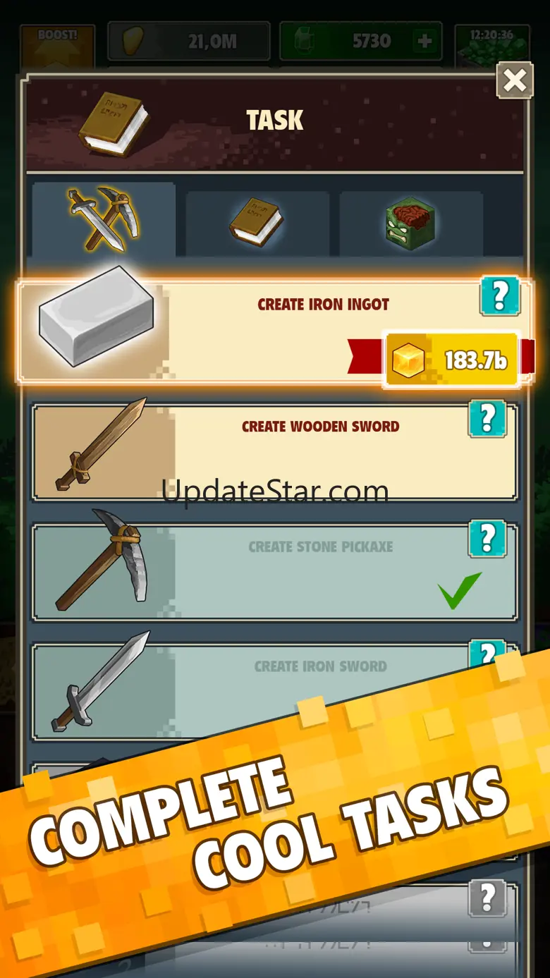 Minetap 3D: Idle-Merge RPG 1.9.1