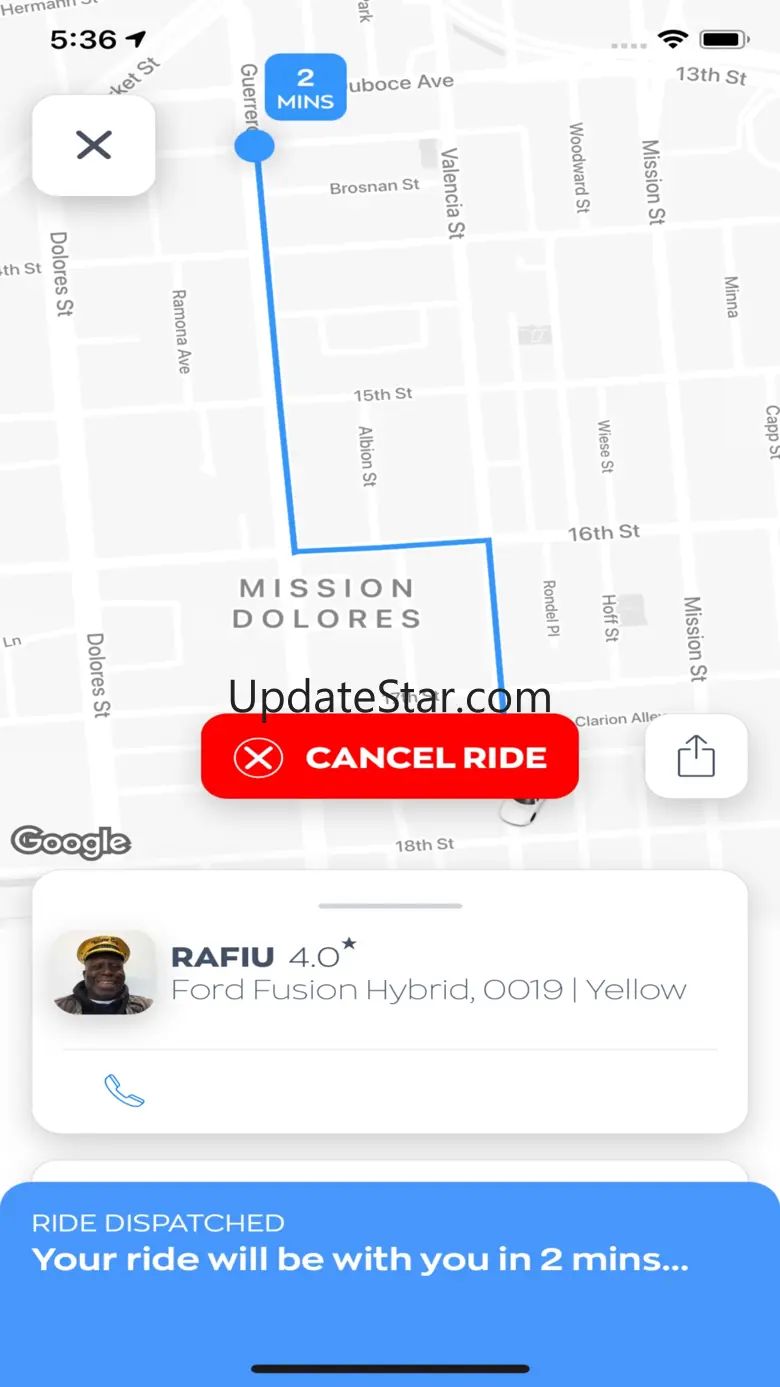 YoTaxi SF 34.5.10