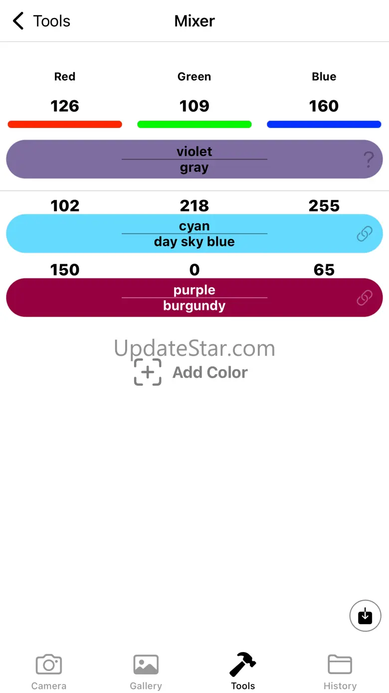 Colorimeter App 14