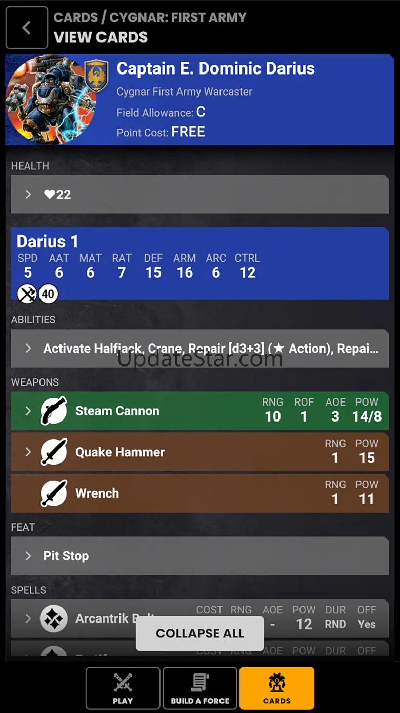 Warmachine App 1.2.08004