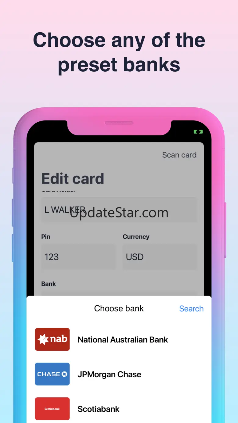Wallet. Secure bank card safe 2.2.7