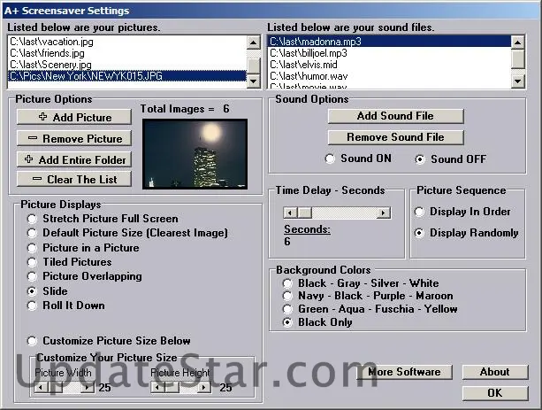 A+ Screensaver Creator 3.25