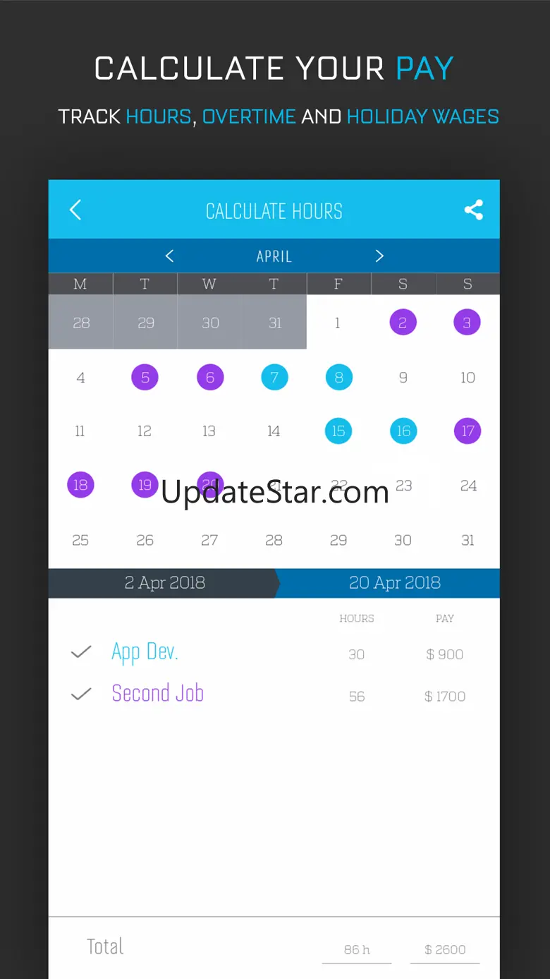 Hours Tracker: Work Scheduling 1.2