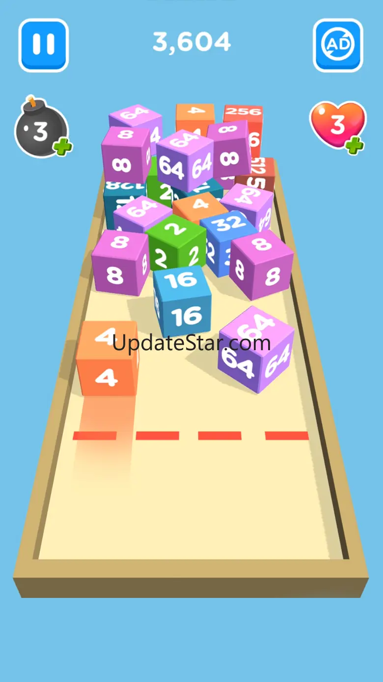 2048 Chain Cube 3D: Merge Game 0.1.2