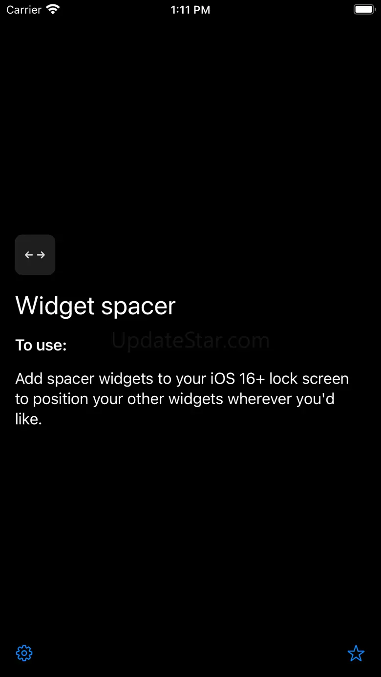 Widget spacer - empty, clear! 1.2.1