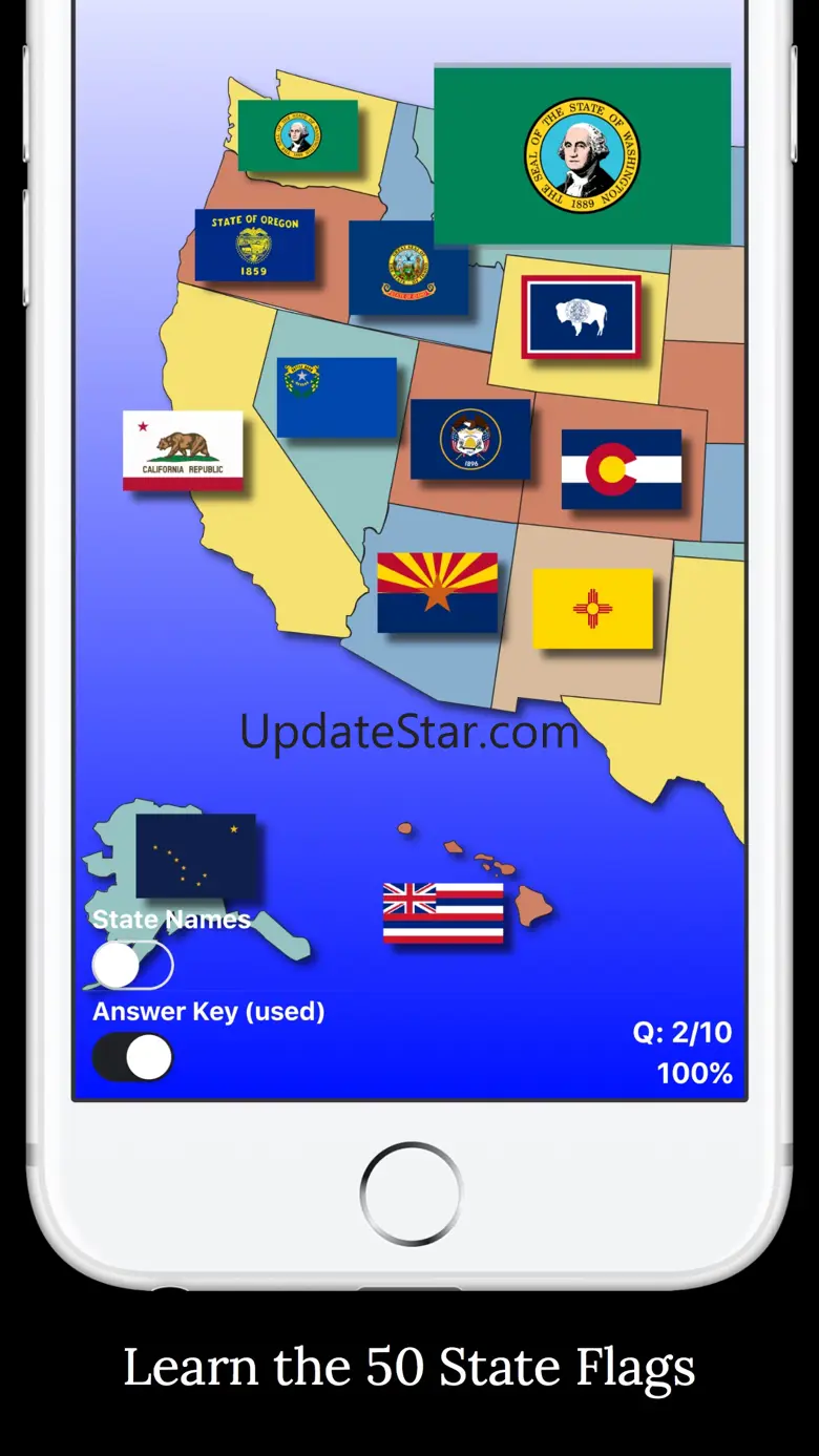 United States Map Quiz Edu Ed. 4.45