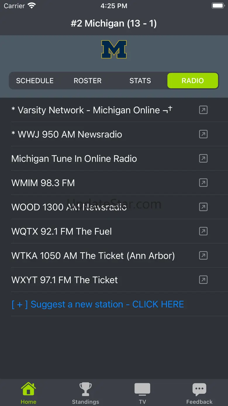 Michigan Football Schedules 5.2.0