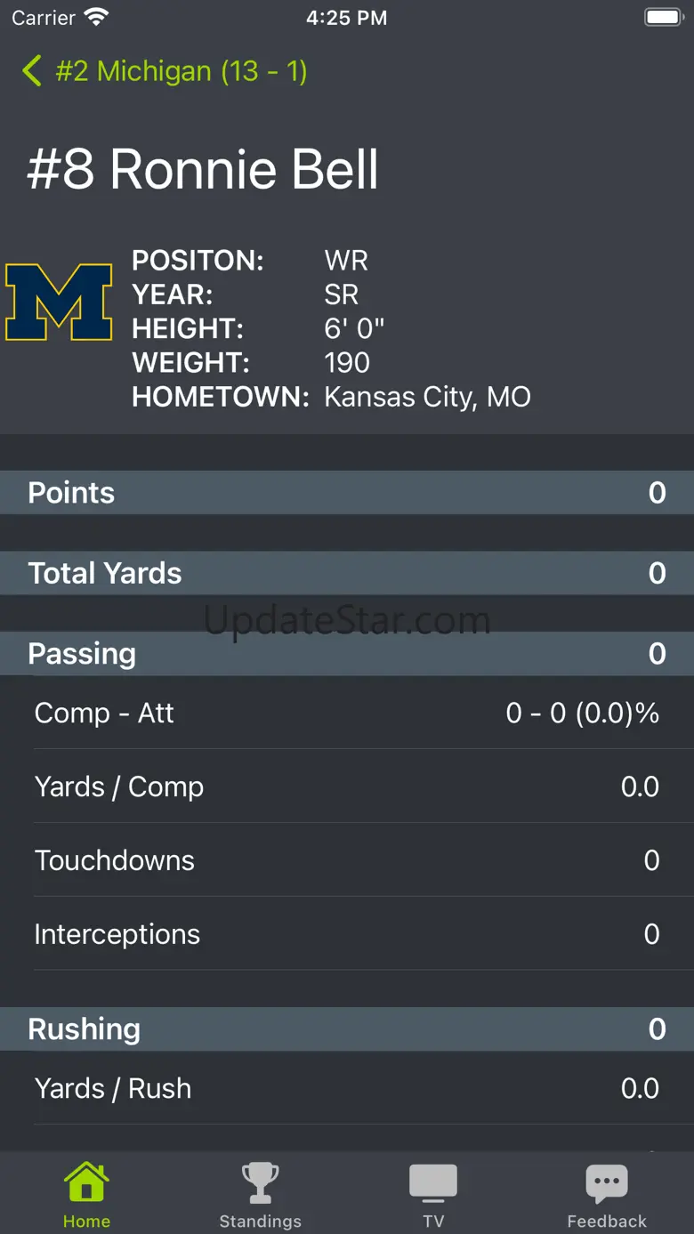 Michigan Football Schedules 5.2.0