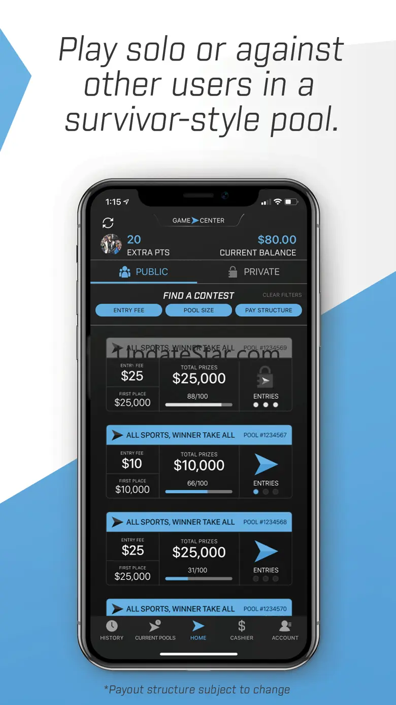 OUTLAST Daily Fantasy Sports 9.04
