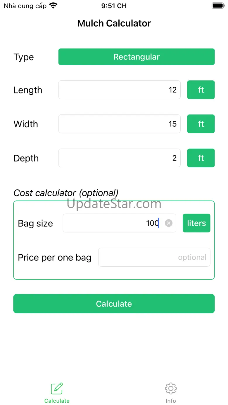Mulch Calculator - Landscape 1.4.0