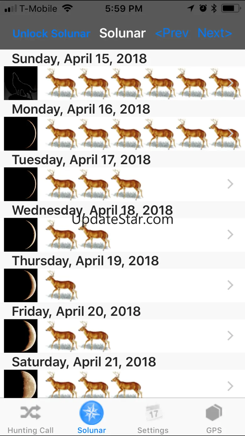 Hunt Pro- Calls & Solunar Time 3.1
