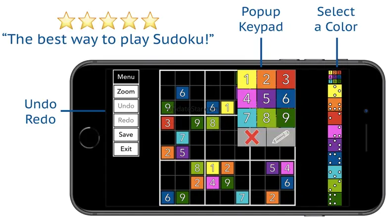 Vivid: Color Sudoku Puzzle 2.2