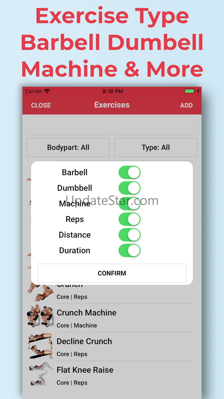 FITEVER Gym Workout Tracker 5.0