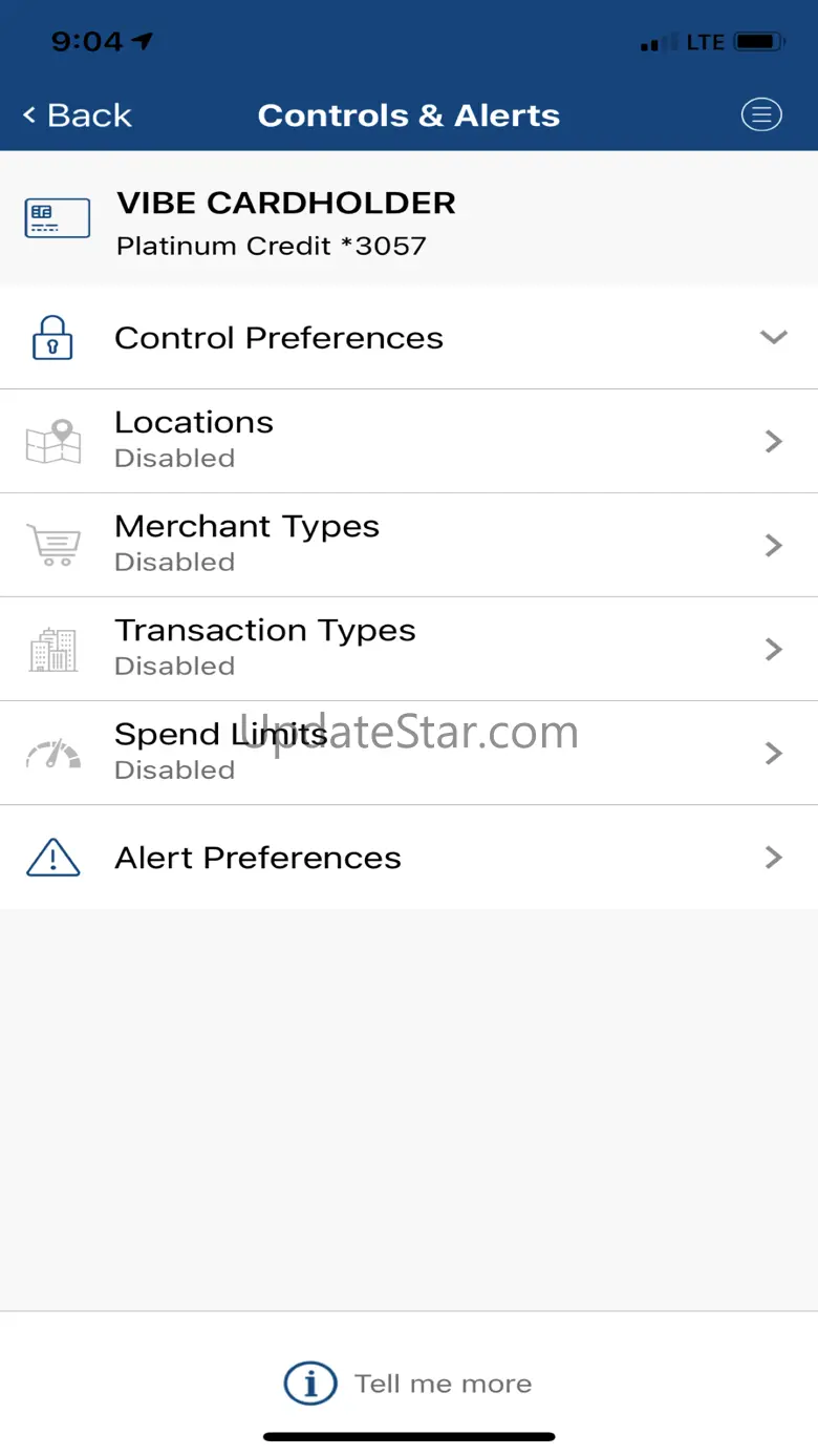 Vibe Card Controls 3.11.4